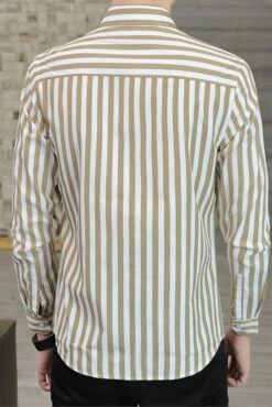 Brown And White Stripes Shirt | Sunoo - Enhypen 19 Brown And White Stripes Shirt | Sunoo - Enhypen -Amped Apparel 2022 07 01 10 13 51 Window