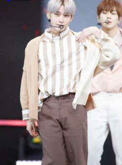 Brown And White Stripes Shirt | Sunoo - Enhypen 20 Brown And White Stripes Shirt | Sunoo - Enhypen -Amped Apparel 8b3fcfcca7865c380c692668b4f9f512