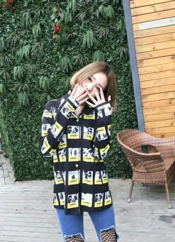 Yellow Black Shirt | Suga - BTS -Amped Apparel BTS Suga Yellow Black Shirt Clothings e1643804217166