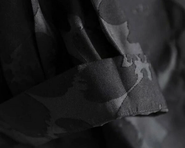 Black See-Through Floral Shirt | Bang Chan - Stray Kids 9 Black See-Through Floral Shirt | Bang Chan - Stray Kids - Image 7