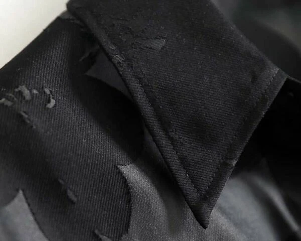 Black See-Through Floral Shirt | Bang Chan - Stray Kids 5 Black See-Through Floral Shirt | Bang Chan - Stray Kids - Image 3