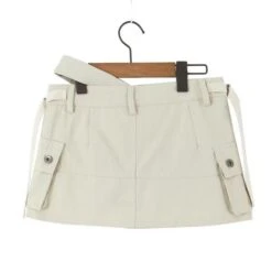 Beige Asymmetrical Waist Cut-Out Skort | Yiren - Everglow -Amped Apparel Beige Asymmetrical Waist Cut Out Skort Yiren Everglow 3 600x599 1