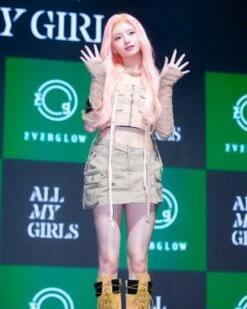 Beige Asymmetrical Waist Cut-Out Skort | Yiren - Everglow -Amped Apparel Beige Asymmetrical Waist Cut Out Skort Yiren Everglow Idol 1 600x750 1