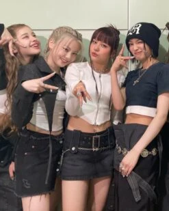 Beige Corset-Style Zipper Crop Top | Juria - XG 12 Beige Corset-Style Zipper Crop Top | Juria - XG -Amped Apparel Beige Corset Style Zipper Crop Top Juria XG Idol 1 600x750 1