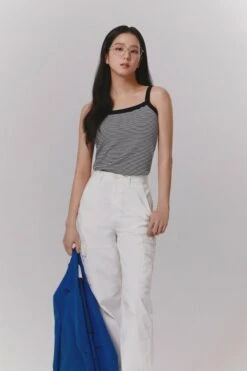 Black And White Striped Sling Top | Jisoo - BlackPink 15 Black And White Striped Sling Top | Jisoo - BlackPink -Amped Apparel Black And White Striped Sling Top Jisoo BlackPink inspi 1 600x900 1