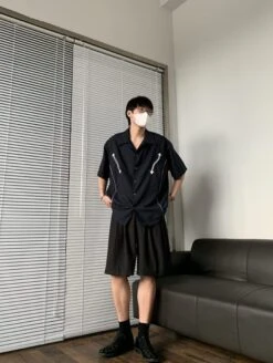 Black Arrows Oversized Shirt | Changbin - Stray Kids -Amped Apparel Black Arrows Oversized Shirt Changbin Stray Kids 1 600x797 1