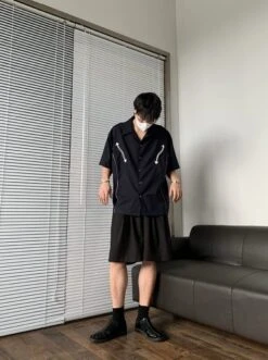 Black Arrows Oversized Shirt | Changbin - Stray Kids -Amped Apparel Black Arrows Oversized Shirt Changbin Stray Kids 2 600x804 1