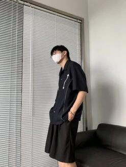 Black Arrows Oversized Shirt | Changbin - Stray Kids -Amped Apparel Black Arrows Oversized Shirt Changbin Stray Kids 6 600x800 1