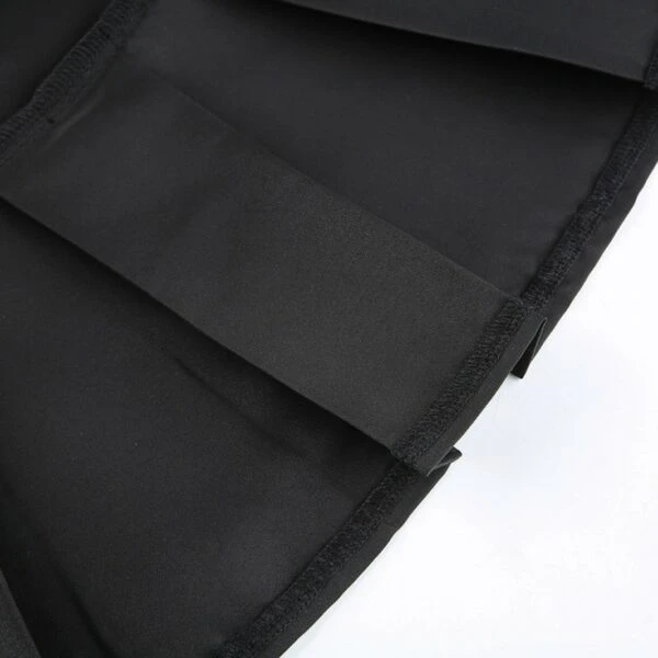 Black Bow And Lace Pleated Skirt | Handong - Dreamcatcher 8 Black Bow And Lace Pleated Skirt | Handong - Dreamcatcher - Image 6