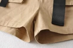 Black Buckle Shorts | Heejin - Loona -Amped Apparel Black Buckle Shorts Heejin Loonaa 1 600x397 1