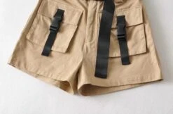 Black Buckle Shorts | Heejin - Loona -Amped Apparel Black Buckle Shorts Heejin Loonaa 12 600x394 1