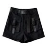 Black Buckle Shorts | Heejin - Loona -Amped Apparel Black Buckle Shorts Heejin Loonaa 5 600x716 1