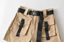 Black Buckle Shorts | Heejin - Loona -Amped Apparel Black Buckle Shorts Heejin Loonaa 6 600x397 1