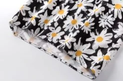 Black Daisy Pattern Shirt | Doyoung - Treasure 16 Black Daisy Pattern Shirt | Doyoung - Treasure -Amped Apparel Black Daisy Pattern Shirt Doyoung Treasure 3 600x399 1