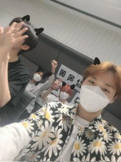 Black Daisy Pattern Shirt | Doyoung - Treasure 23 Black Daisy Pattern Shirt | Doyoung - Treasure -Amped Apparel Black Daisy Pattern Shirt Doyoung Treasure Idol 600x800 1