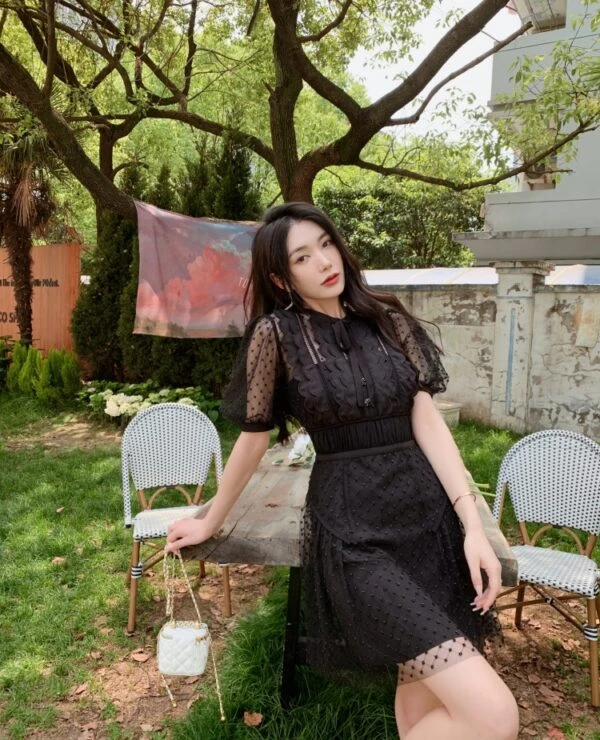 Black Diamond Mesh Doll Dress | Sunny - Girl Generation 5 Black Diamond Mesh Doll Dress | Sunny - Girl Generation - Image 3