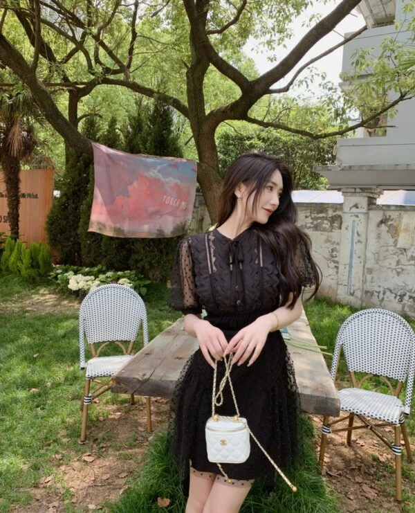 Black Diamond Mesh Doll Dress | Sunny - Girl Generation 4 Black Diamond Mesh Doll Dress | Sunny - Girl Generation - Image 2