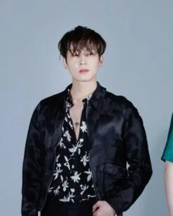 Black Floral Pattern Shirt | Wonwoo - Seventeen -Amped Apparel Black Floral Pattern Shirt Wonwoo Seventeen 1 600x750 1