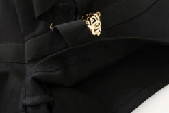 Black Leopard Shorts With Strap | Lisa - BlackPink -Amped Apparel Black Leopard Shorts With Strap Lisa BlackPink 11 600x400 1