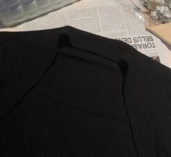 Black Long Sleeves Square Collar Top | Chaewon - Le Sserafim -Amped Apparel Black Long Sleeves Square Collar Top Chaewon Le Sserafim 6 600x551 1