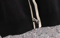 Black Navy Collar Ribbon Buttoned Blouse | Wonyoung - IVE -Amped Apparel Black Navy Collar Ribbon Buttoned Blouse Wonyoung IVE 1 600x376 1