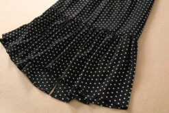 Black Polka Dot Midi Dress | Rose - BlackPink 24 Black Polka Dot Midi Dress | Rose - BlackPink -Amped Apparel Black Polka Dot Midi Dress Rose BlackPink 13 600x400 1