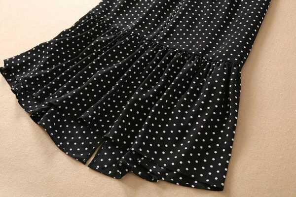 Black Polka Dot Midi Dress | Rose - BlackPink 12 Black Polka Dot Midi Dress | Rose - BlackPink - Image 10