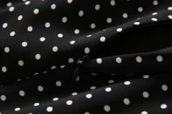 Black Polka Dot Midi Dress | Rose - BlackPink 25 Black Polka Dot Midi Dress | Rose - BlackPink -Amped Apparel Black Polka Dot Midi Dress Rose BlackPink 14 600x400 1