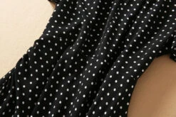 Black Polka Dot Midi Dress | Rose - BlackPink 19 Black Polka Dot Midi Dress | Rose - BlackPink -Amped Apparel Black Polka Dot Midi Dress Rose BlackPink 8 600x400 1