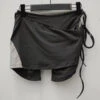Black Strappy Wrap Skorts | Haerin - NewJeans -Amped Apparel Black Strappy Wrap Skorts Haerin NewJeans MAIN 5 600x600 1