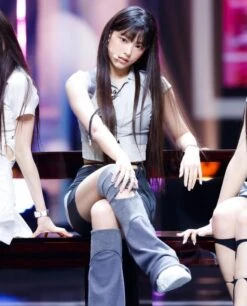 Black Strappy Wrap Skorts | Haerin - NewJeans -Amped Apparel Black Strappy Wrap Skorts Haerin NewJeans inspi 2 600x744 1