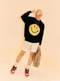 Black Yellow Smiley Sweatshirt | J-Hope - BTS 15 Black Yellow Smiley Sweatshirt | J-Hope - BTS -Amped Apparel Black Yellow Smiley Sweatshirt J Hope BTS 9 600x802 1