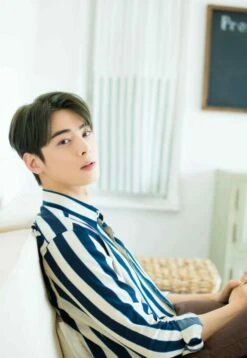 Blue And White Stripes Shirt | Eunwoo - Astro 20 Blue And White Stripes Shirt | Eunwoo - Astro -Amped Apparel Blue And White Stripes Shirt Eunwoo Astro 2 scaled 600x870 1