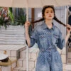Blue Denim Jumpsuit | Hyuna -Amped Apparel Blue Denim Jumpsuit Hyuna 4 600x800 1