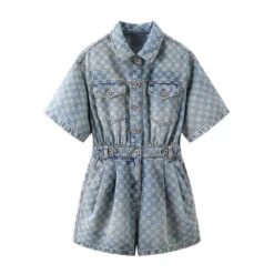 Blue Denim Jumpsuit | Hyuna -Amped Apparel Blue Denim Jumpsuit Hyuna 8 600x600 1