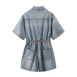 Blue Denim Jumpsuit | Hyuna -Amped Apparel Blue Denim Jumpsuit Hyuna 9 600x600 1