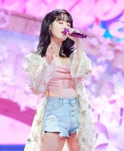 Blue Distressed Denim Button-Down Shorts | IU -Amped Apparel Blue Distressed Denim Button Down Shorts IU 2 600x731 1