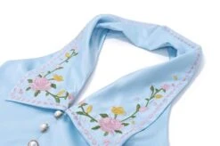 Blue Floral Doll Collar Cropped Top | Jennie - BlackPink -Amped Apparel Blue Floral Doll Collar Cropped Top Jennie BlackPink 5 600x399 1