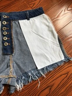 Blue Inverted Denim Shorts | Jinsoul - Loona -Amped Apparel Blue Inverted Denim Shorts Jinsoul Loona 10 600x800 1