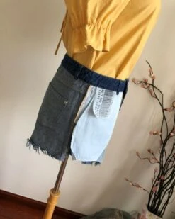 Blue Inverted Denim Shorts | Jinsoul - Loona -Amped Apparel Blue Inverted Denim Shorts Jinsoul Loona 6 600x750 1