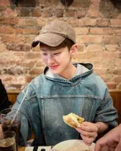 Blue Oversized Denim Hoodie | Hoshi - Seventeen -Amped Apparel Blue Oversized Denim Hoodie Hoshi Seventeen 5 600x745 1