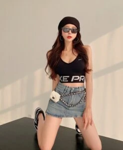 Blue Stitched-Up Crotch Skorts | Tzuyu - Twice -Amped Apparel Blue Stitched Up Crotch Skorts Tzuyu Twice 12 600x730 1