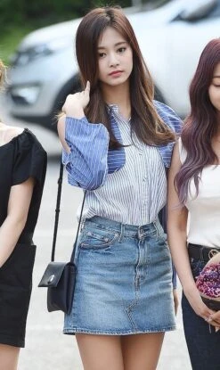 Blue Stitched-Up Crotch Skorts | Tzuyu - Twice -Amped Apparel Blue Stitched Up Crotch Skorts Tzuyu Twice
