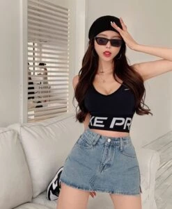 Blue Stitched-Up Crotch Skorts | Tzuyu - Twice -Amped Apparel Blue Stitched Up Crotch Skorts Tzuyu Twice 3 600x731 1