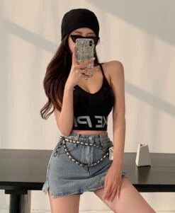 Blue Stitched-Up Crotch Skorts | Tzuyu - Twice -Amped Apparel Blue Stitched Up Crotch Skorts Tzuyu Twice 7 600x731 1