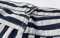 Blue Stripes Denim Shorts | Jisung - NCT -Amped Apparel Blue Stripes Denim Shorts Jisung NCT 2 600x378 1