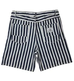 Blue Stripes Denim Shorts | Jisung - NCT -Amped Apparel Blue Stripes Denim Shorts Jisung NCT 6 600x654 1