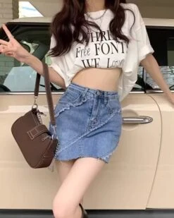 Blue Tattered Slant Lines Skorts | Rose - BlackPink -Amped Apparel Blue Tattered Slant Lines Skorts Rose BlackPink 1