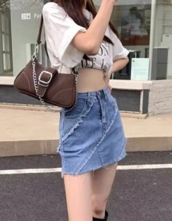 Blue Tattered Slant Lines Skorts | Rose - BlackPink -Amped Apparel Blue Tattered Slant Lines Skorts Rose BlackPink 2 600x771 1