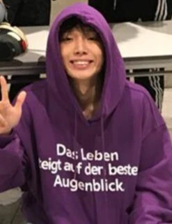 Lilac German Statement Hoodie | Bobby - IKON -Amped Apparel Bobby iKON Lilac German Statement Hoodie 1 600x778 1